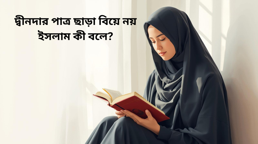 দ্বীনদার পাত্র ছাড়া বিয়ে নয়—ইসলাম কী বলে?